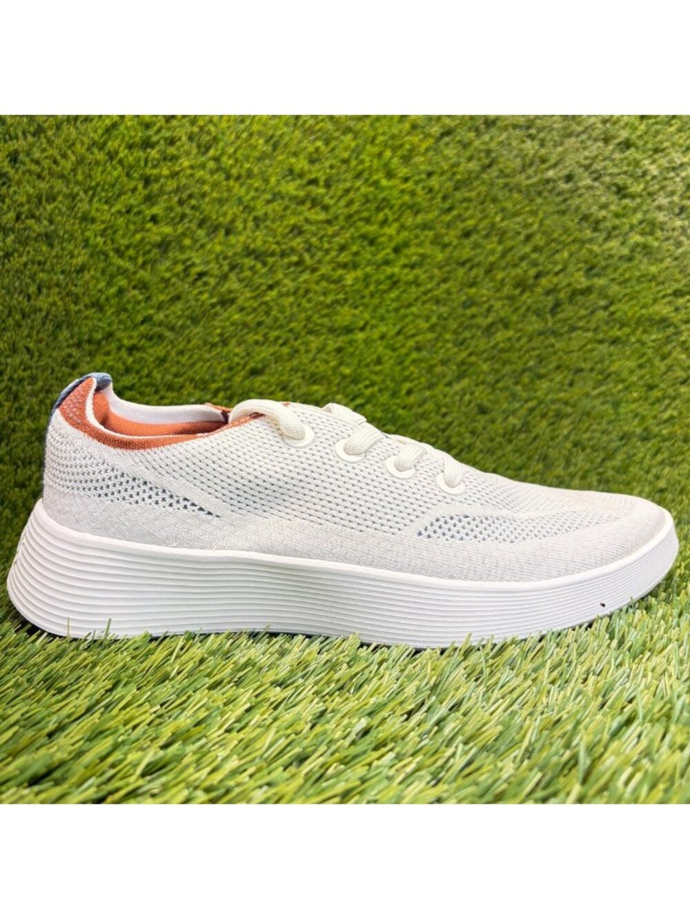 Allbirds Tree Runner Go Womens Size 9.5 White Athletic Running Shoes Sneakers